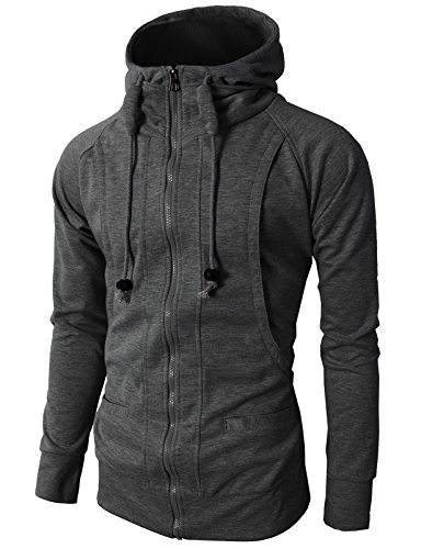 Men's Slim Fit Zip-Up Hoodie